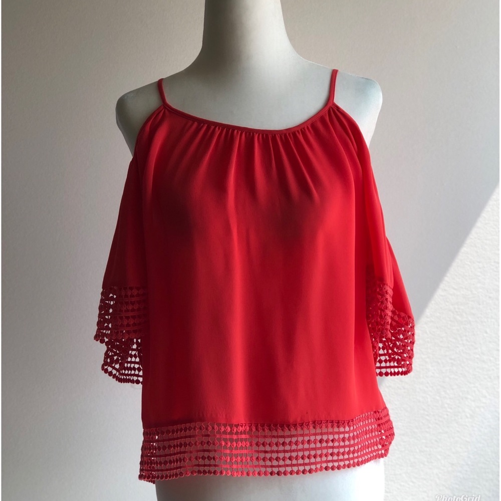 Parker cold shoulder blouse